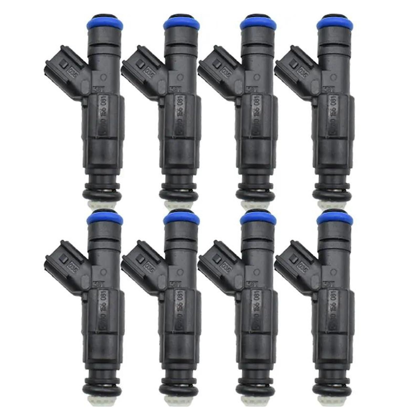 Blnetu One Color Fuel Injectors 0280156081 885176 12567905 For Marine For Mercruiser V8 350 Mag 4.3L 6.2L Fuel Injector Nozzle 5.0L
