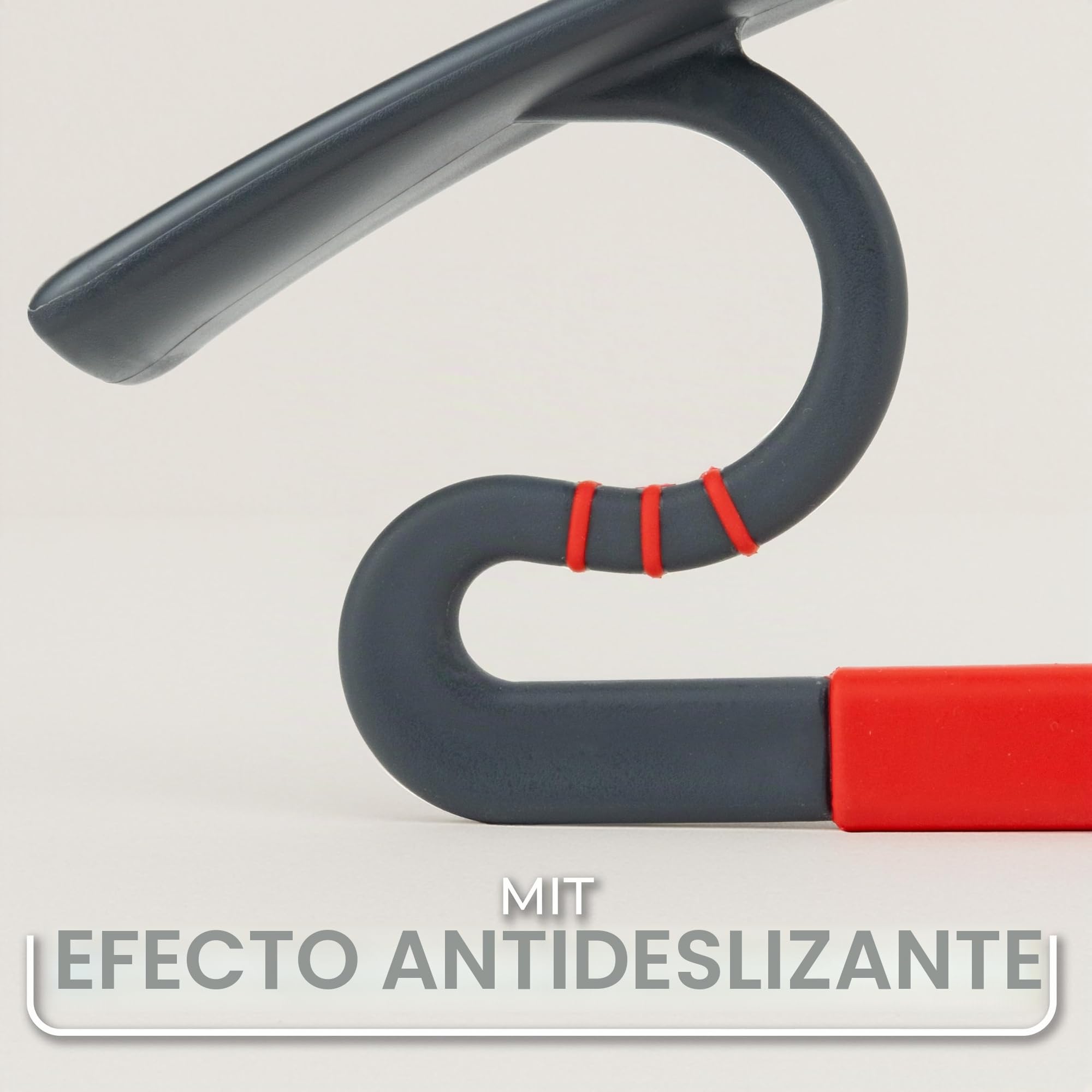 Vileda Juego de 3 Perchas 3 en 1, Antideslizantes, giratorias 360°, hasta 5 kg de Carga