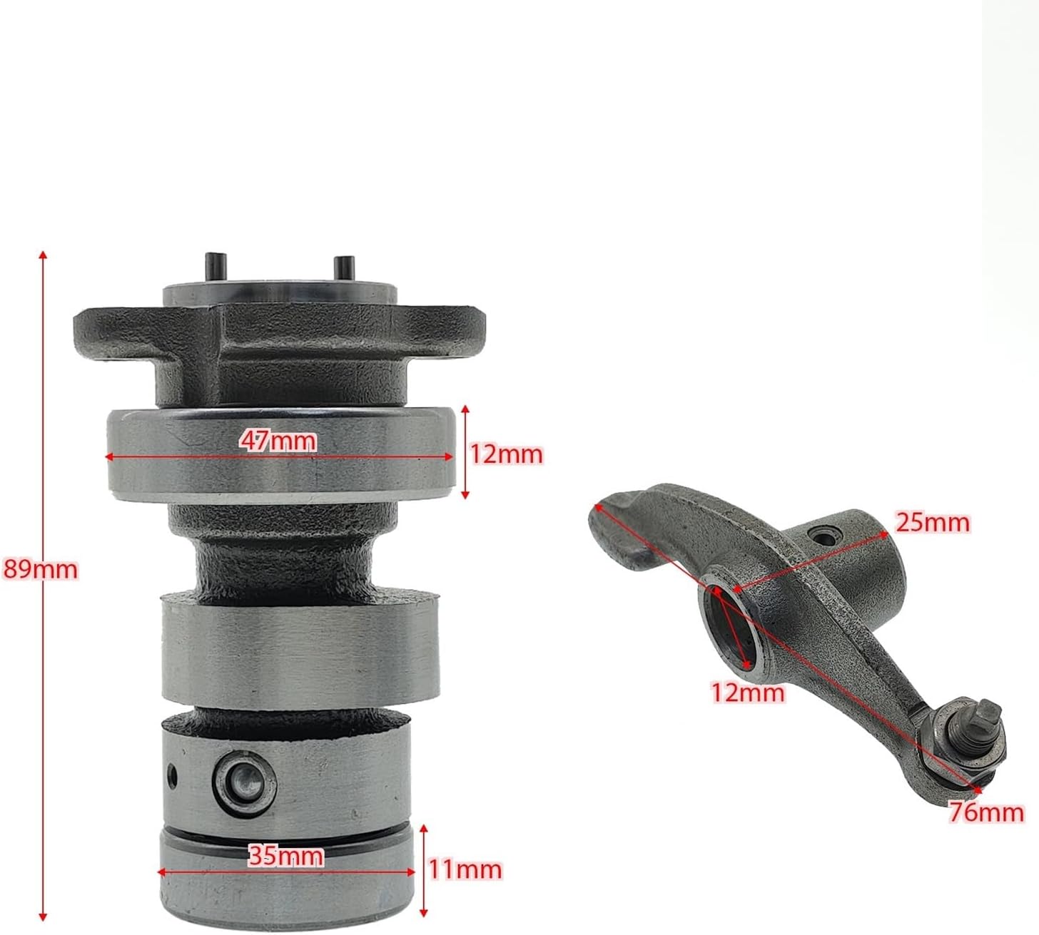 Fit Fit Fit For Barako 175 BC175 49118-0973 12016-1115 Camshaft Rocker Arm Cam Shaft(Rocker Arm)