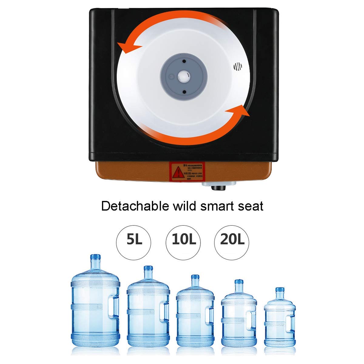 Distributore d'Acqua da Tavolo Distributore d'Acqua, bollitore Elettrico Distributore di Acqua Fredda da banco Mini Distributore di Acqua Calda/Fredda istantaneo Distributore di AC