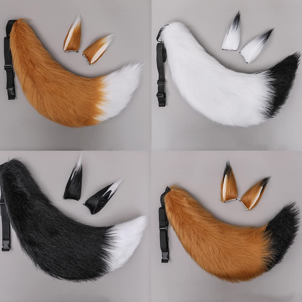 Orecchie Da Lupo Mannaro Fatte A Mano: Fascia In Peluche Con Borchie, Per Halloween E Cosplay