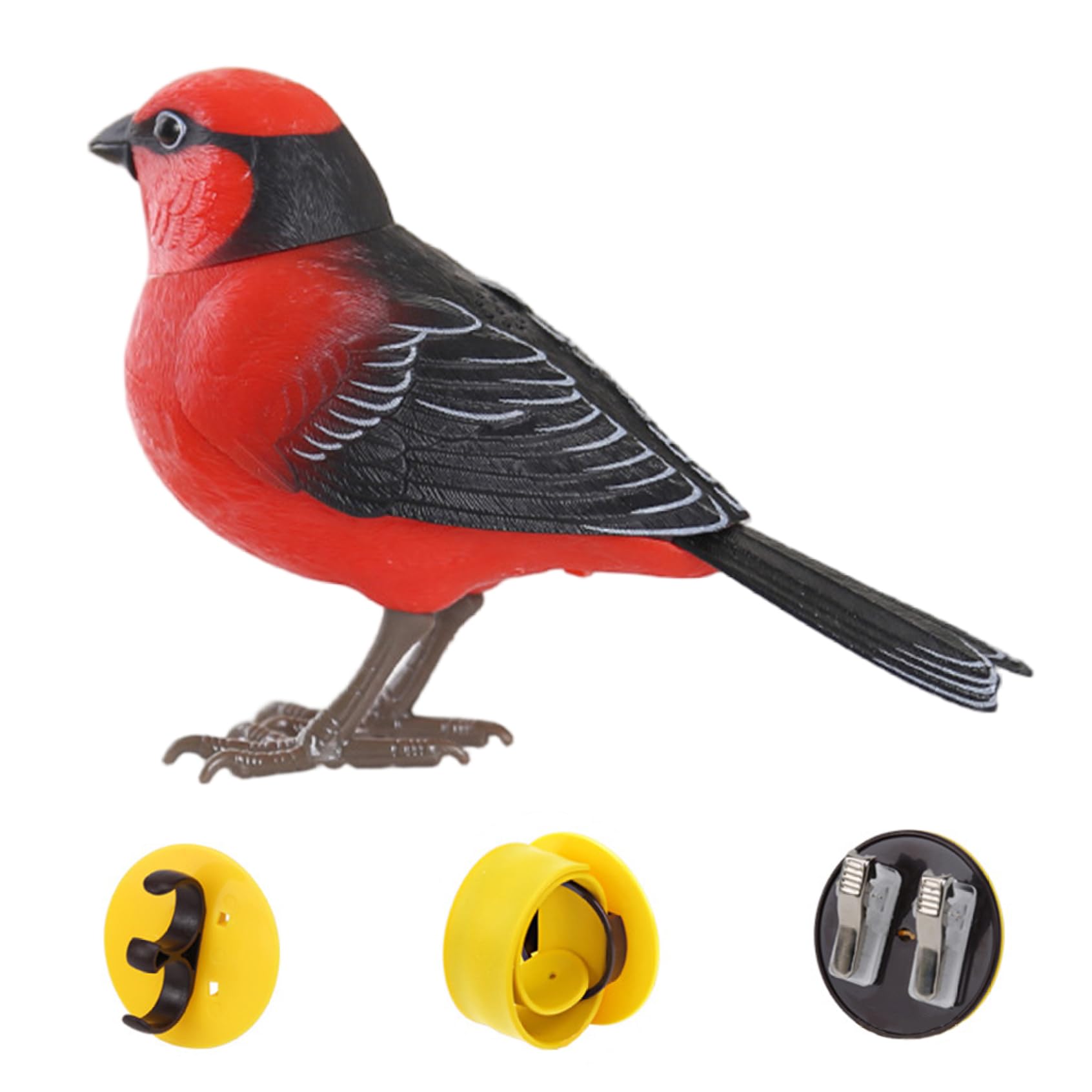 Ngbbby Robot Bird Electric Singing and Chirping Bird Toy Motion and Sound Activated Style2