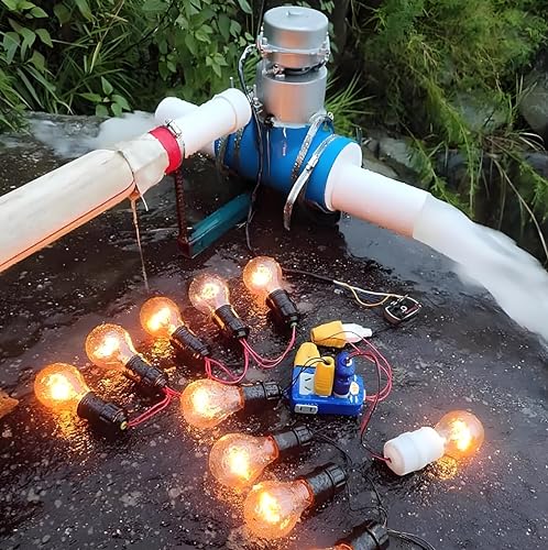 Amhuui Generador Hidroeléctrico, Microgenerador Hidroeléctrico De 1000 W, Turbina Hidroeléctrica De Central Hidroeléctrica, Generador Hidroeléctrico Horizontal, Diámetro De Salida 114 MGM