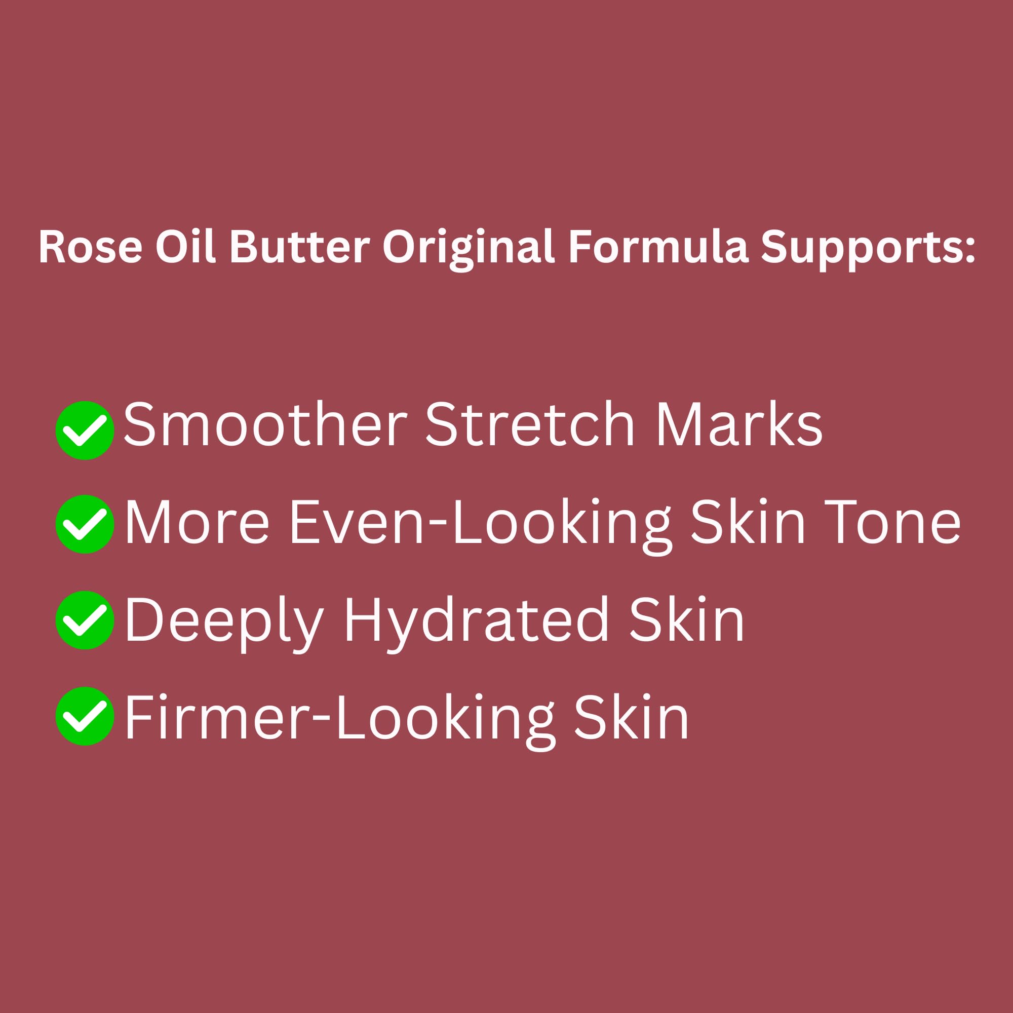 Bodystry Rose Oil Butter, Firming Hydrating Body Moisturizer for Dry Skin