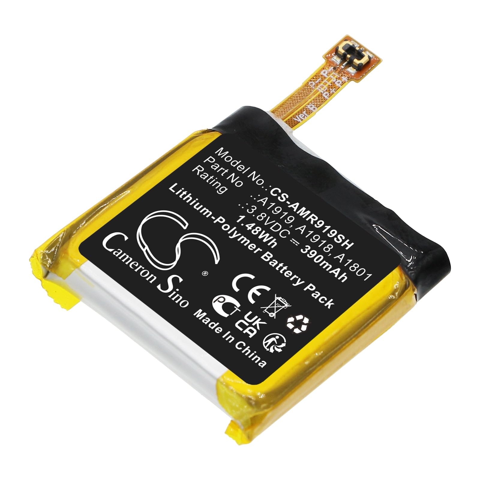 VI VINTRONS Battery for Amazfit T-Rex, A1801, A1918, A1919,