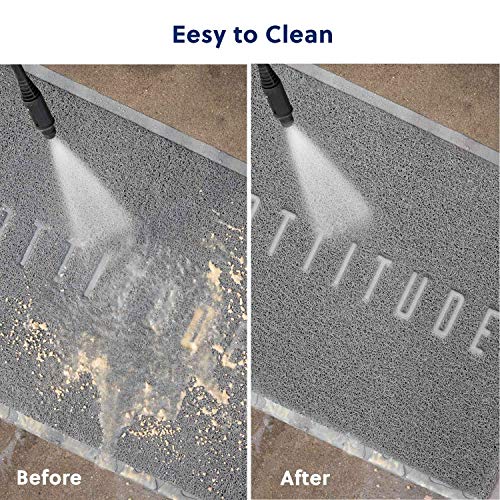 Wepet Cat Litter Box Mat, Kitty Premium Pvc Pad, Durable Trapping Rug, Phthalate Free, Urine-Resistant, Scatter Control, M 24 X 22, Grey #TOP5