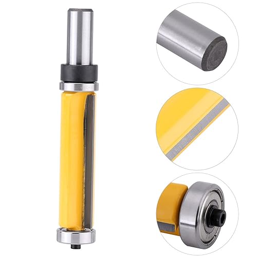 Miniatura 3 de Broca recta de vástago de 12 pulgada, herramienta de fresadora de rodamiento de carpintería de 2-12 pulgadas de largo x 34 pulgadas de diámetro con