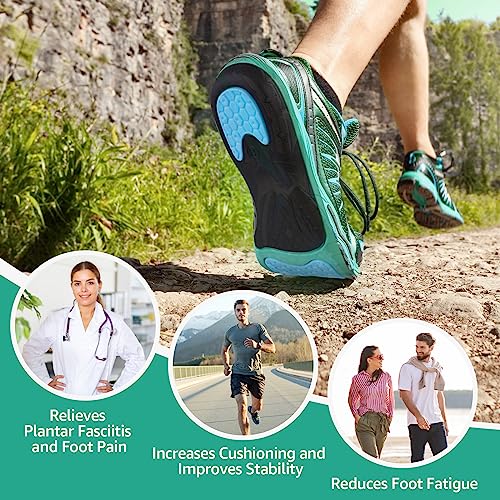 3ANGNI Orthopädische Einlegesohlen Fersensporn Einlagen Senkspreizfuß für Plantarfasziitis, Plattfuß Herren Damen，Kann Auch für Einlegesohlen Arbeitsschuhe Schuheinlagen Schuhe