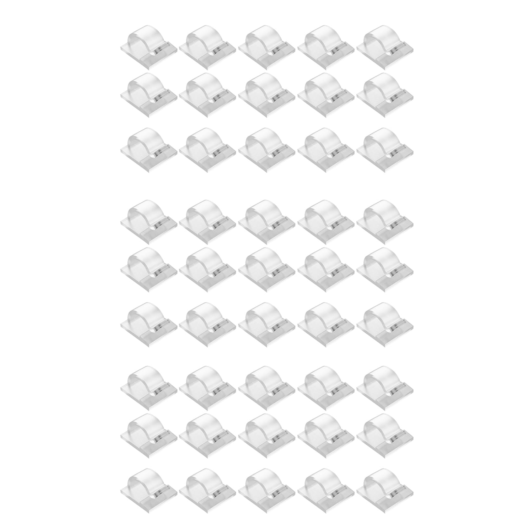 Hndhbfgrt Transparent Hooks For Outdoor String Lights Clips 45 Pack Clips Clear Light Hook With 45 Waterproof Adhesive Backing