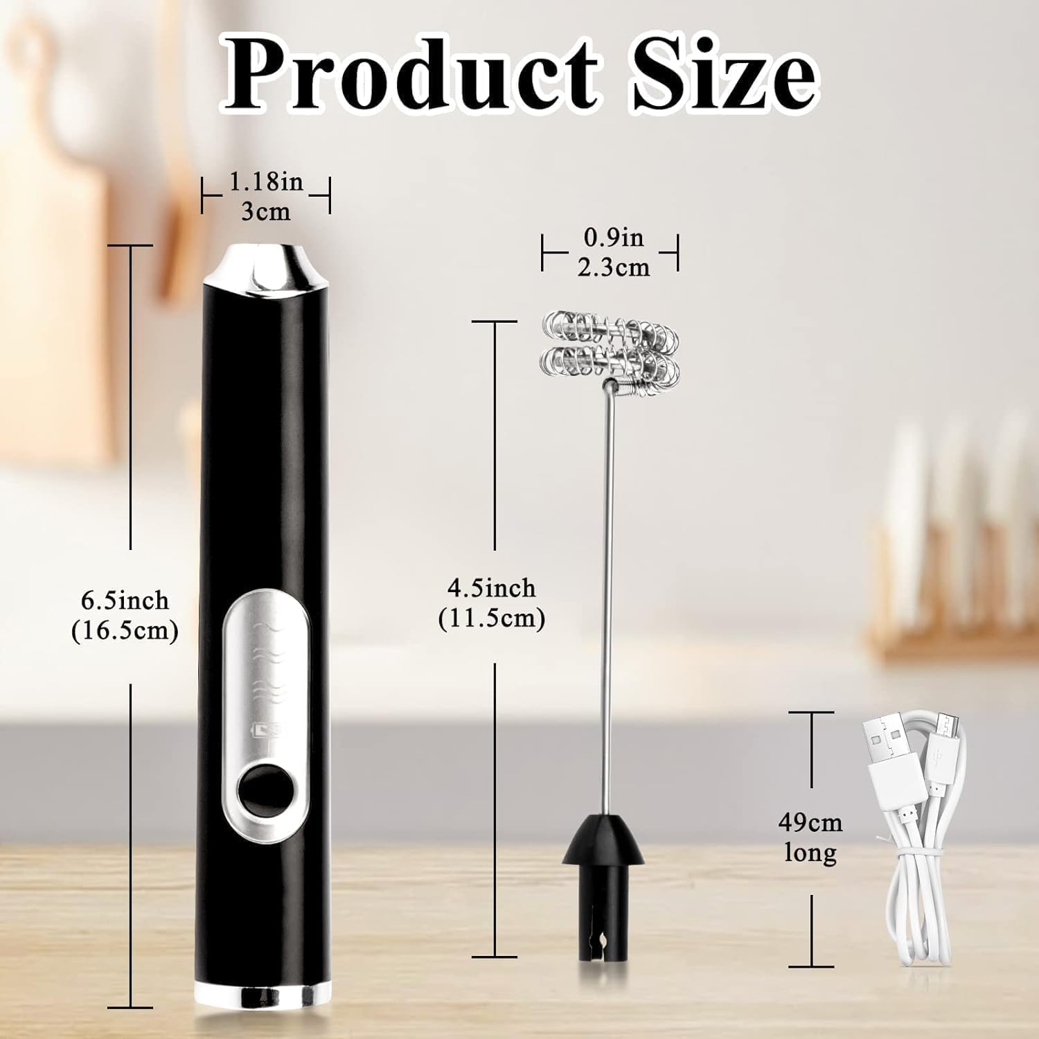 FOXCY Milk Frother - Make Café Foam at Home -2 FOXCY Milk Frother - Make Café Foam at Home -2