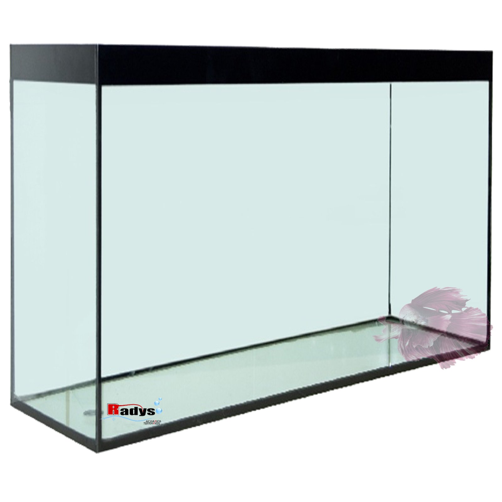 BETTASHOP.ES ACUARIOS DE 200 litros Acuario DE Cristal con Refuerzos Acuario Cristal PECERA