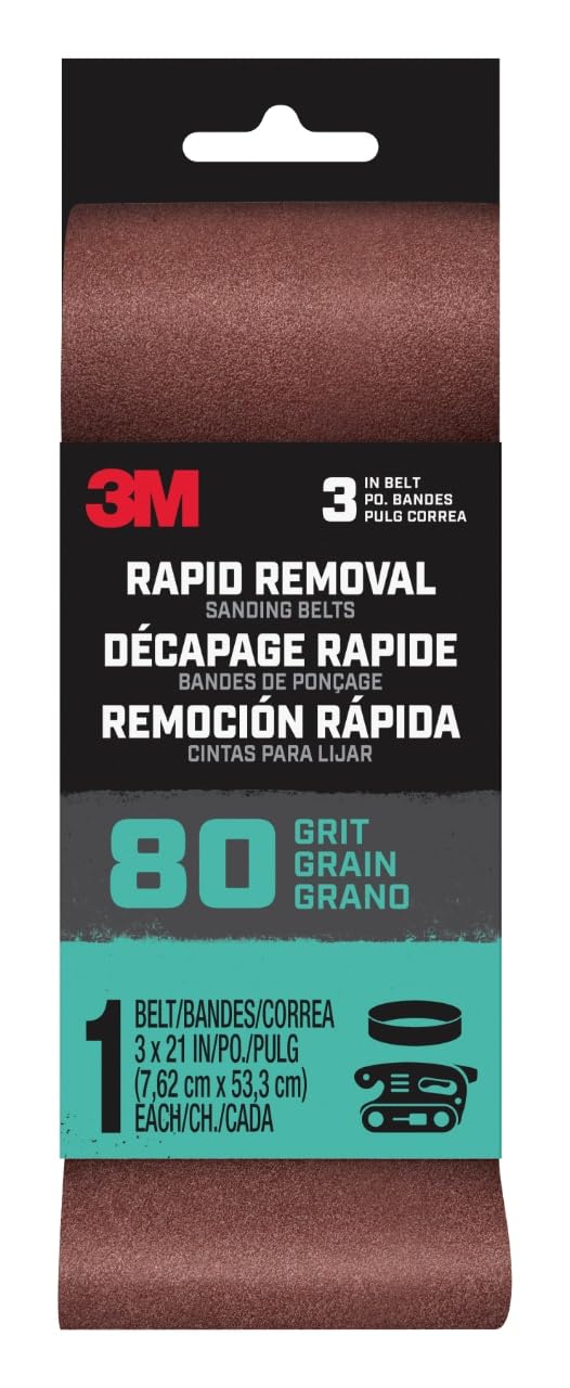 3M BELT SANDING PWR 3X21IN 36GRIT