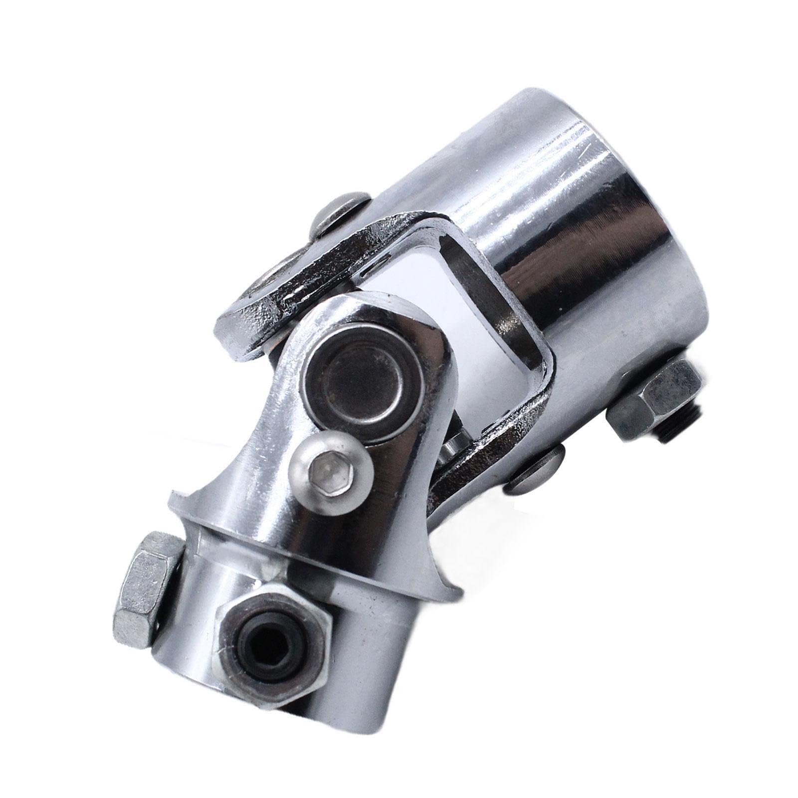 Joint de cardan double D 1 pouce x 3/4 pouce pour arbre de direction, robuste, utilisé pour connecter un joint de cardan universel de remplacement en