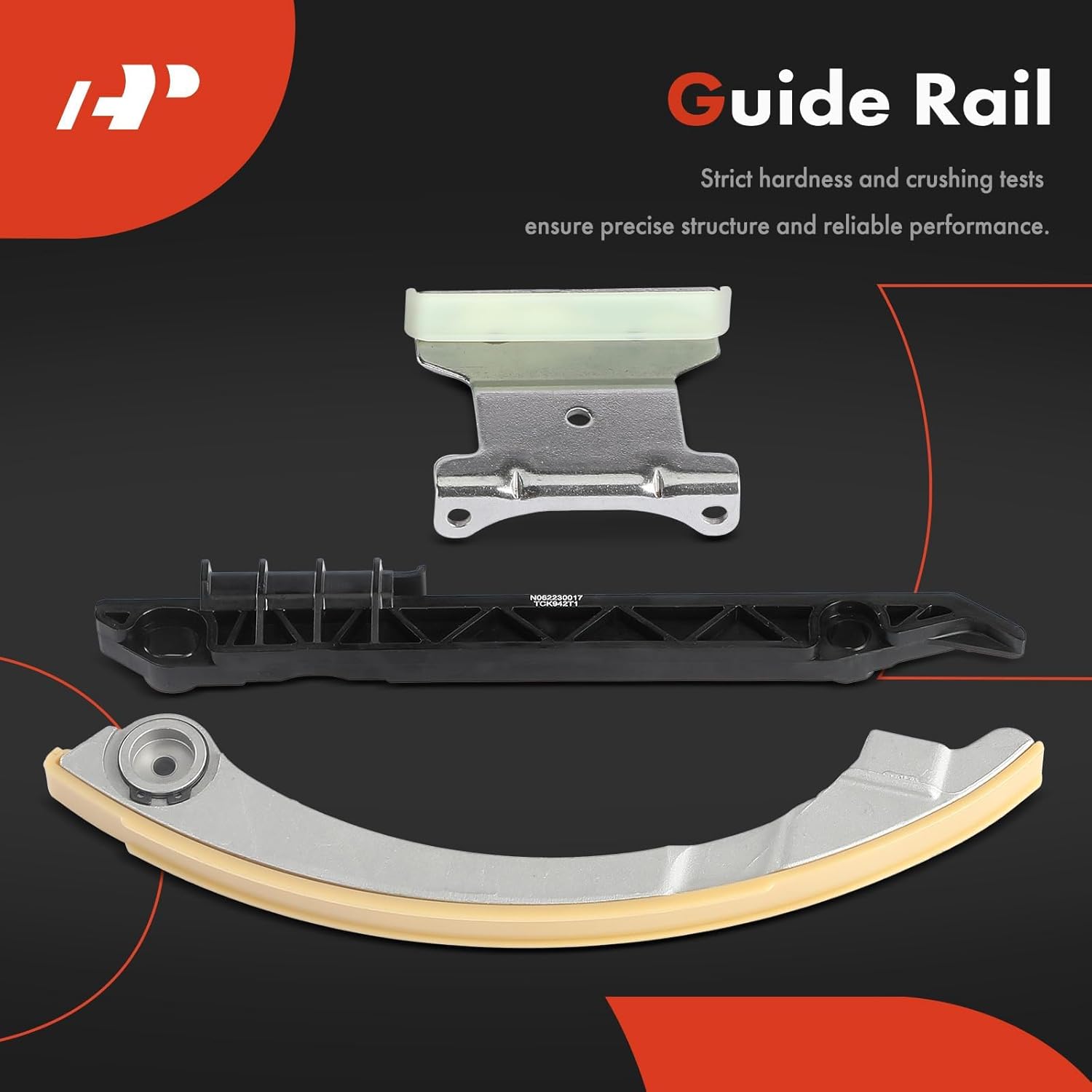 A-Premium Engine Timing Chain Kit W/Tensioner & Guide & Gear Oiler [fits DOHC, 4Cyl 2.2 2.4L] Compatible with Chevy & GMC & Pontiac & Buick, fits Equinox, Verano, Impala, G5, LaCrosse, Regal & More