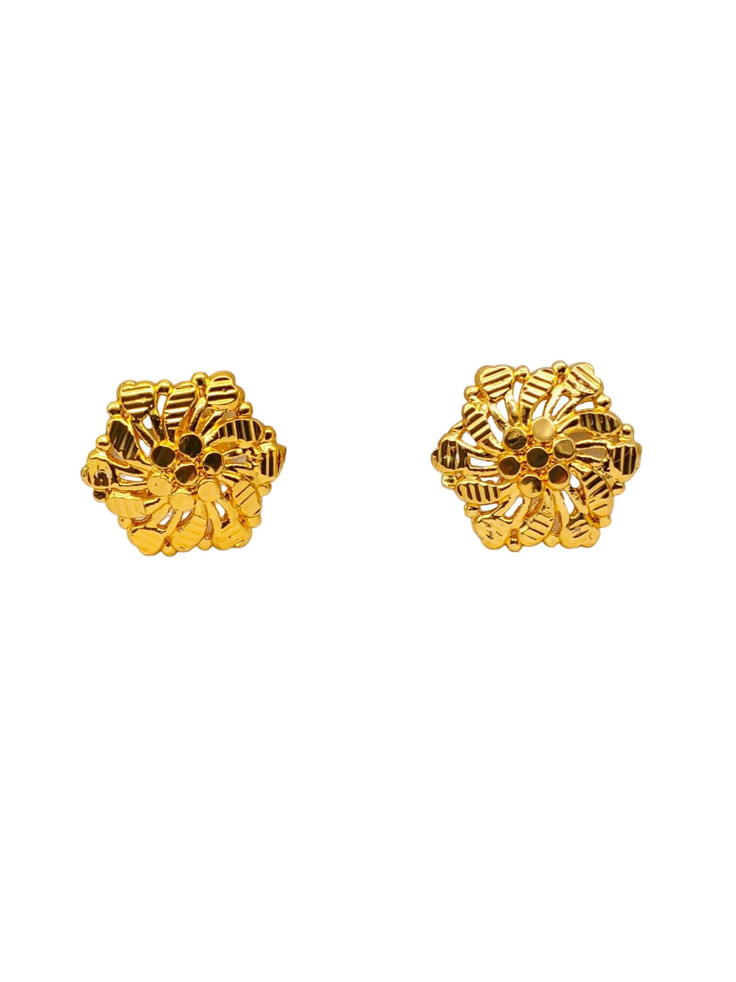Trendy and Stylish 1 Gram Gold Plated - Light Weighted Designed Stud Earring for Women and Girls (B0D9YZXCVH) Amazon Price History, Amazon Price Tracker