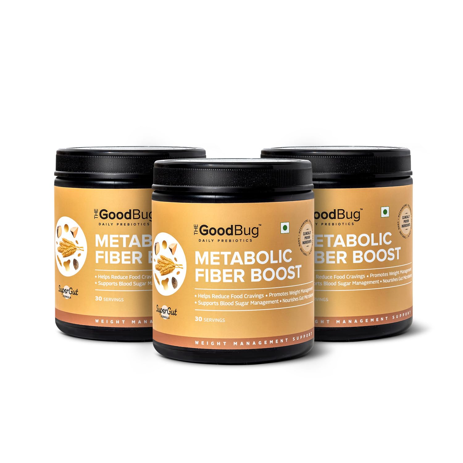 The Good Bug Metabolic Fiber Boost | Promotes Weight Management | Reduces Cravings & Manages Blood Sugar | Plant-based Fiber Supplement | Non-GMO | Gluten Free | 90 Servings (B0CG666JCW) Amazon Price History, Amazon Price Tracker