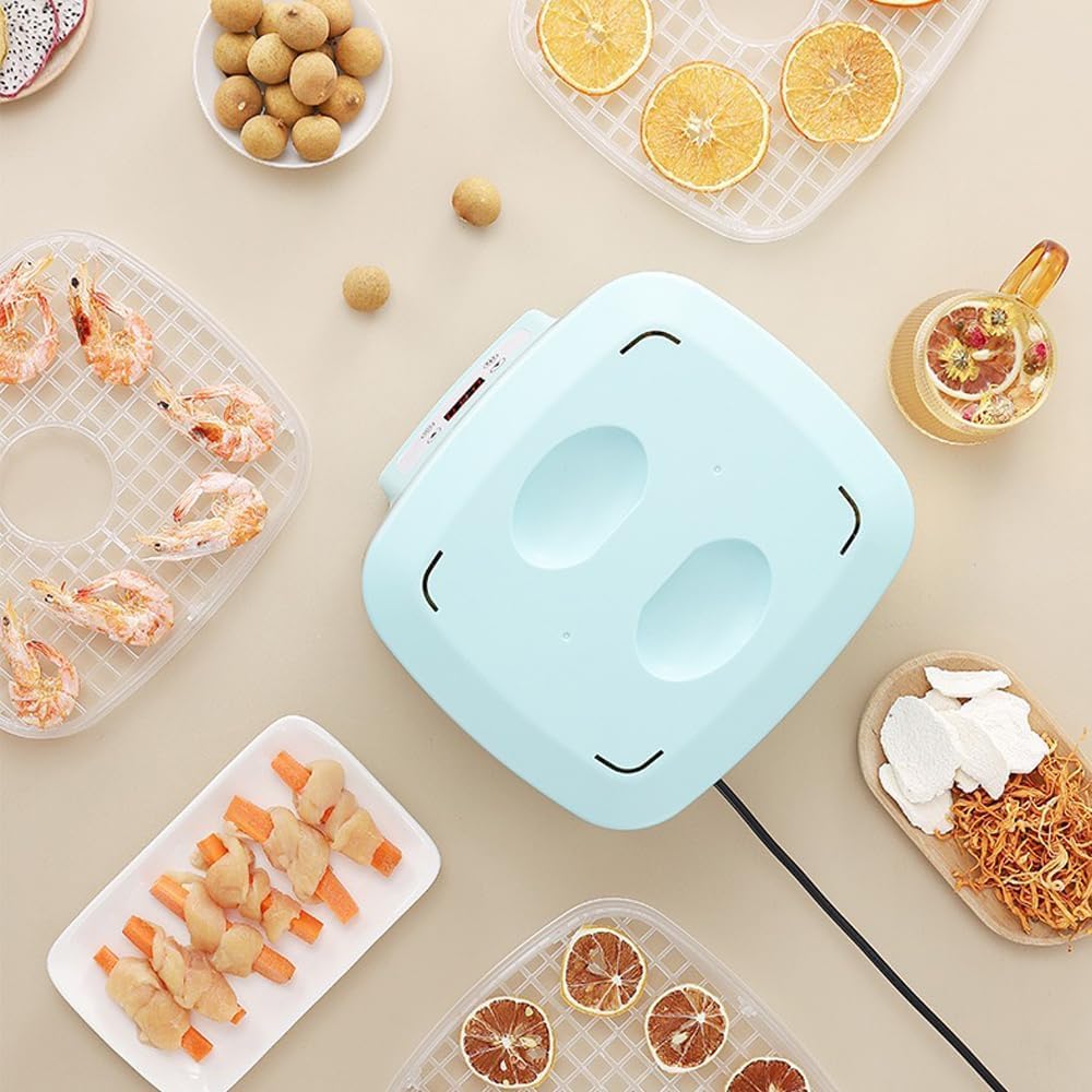 Máquina de secado por congelación para dulces y aperitivos - Termostato ajustable, indicador LED, temporizador de 1 a 72 horas, control de temperatura para el secado de carne en casa, frutas y carne
