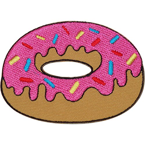 Toppa Ricamata per Zaino, a Forma di Ciambella