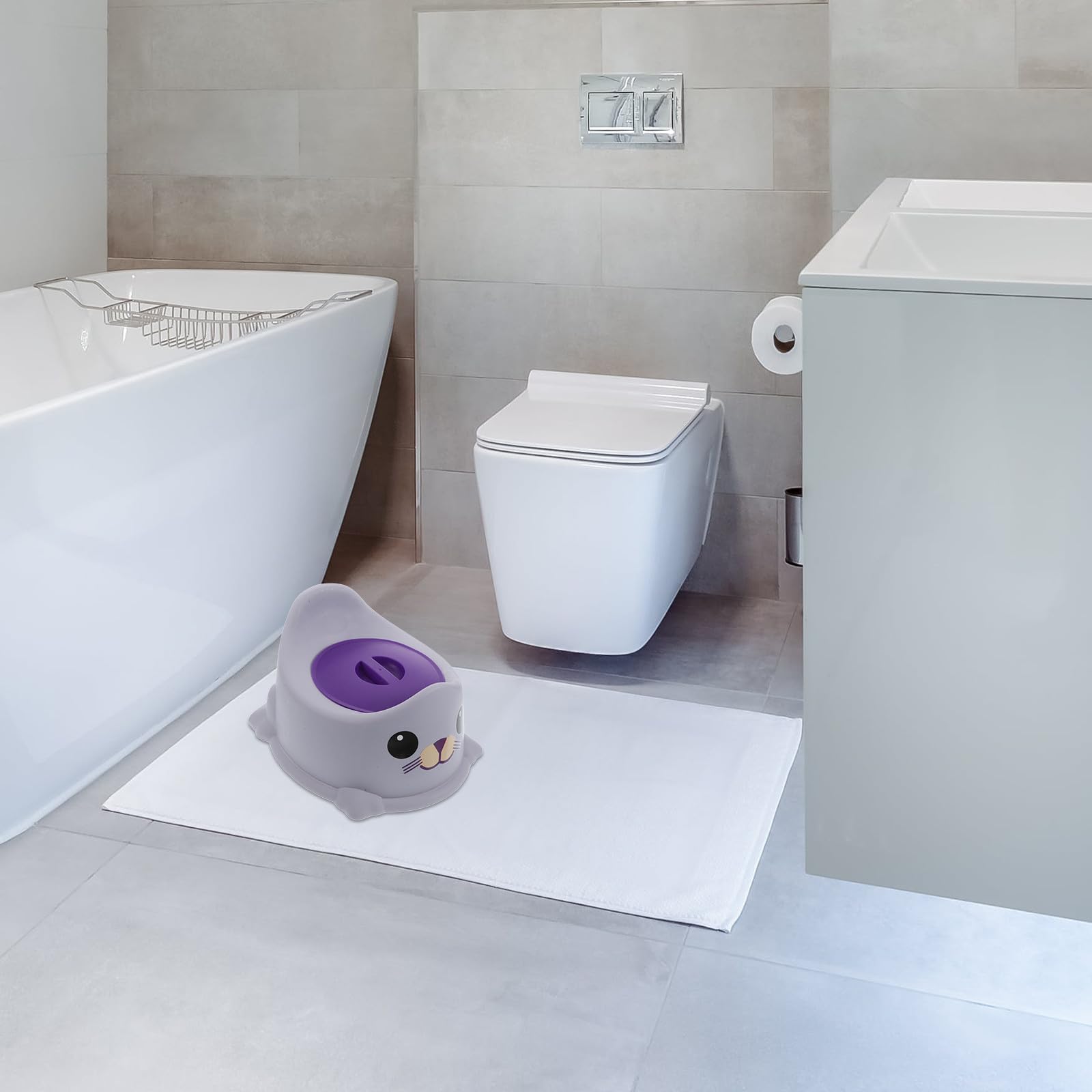 Orinal Portátil Para Niño Niña Con Base Ajustable y Diseño Divertido Bacinilla Resistente Para Entrenamiento De Niño Niña Casa y Viaje Asiento Cómodo Para Uso Infantil Adaptable Di