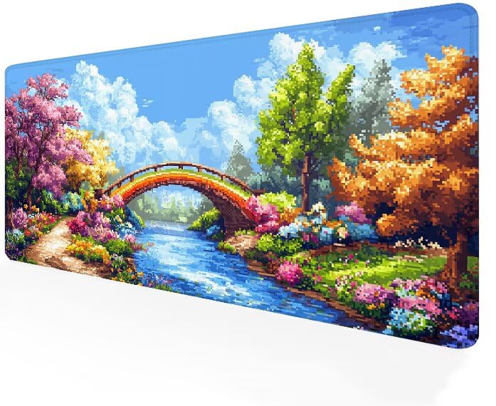 Mouse Pad Gamer Imperméable Tapis de Souris Pont Grand Format pour PC
