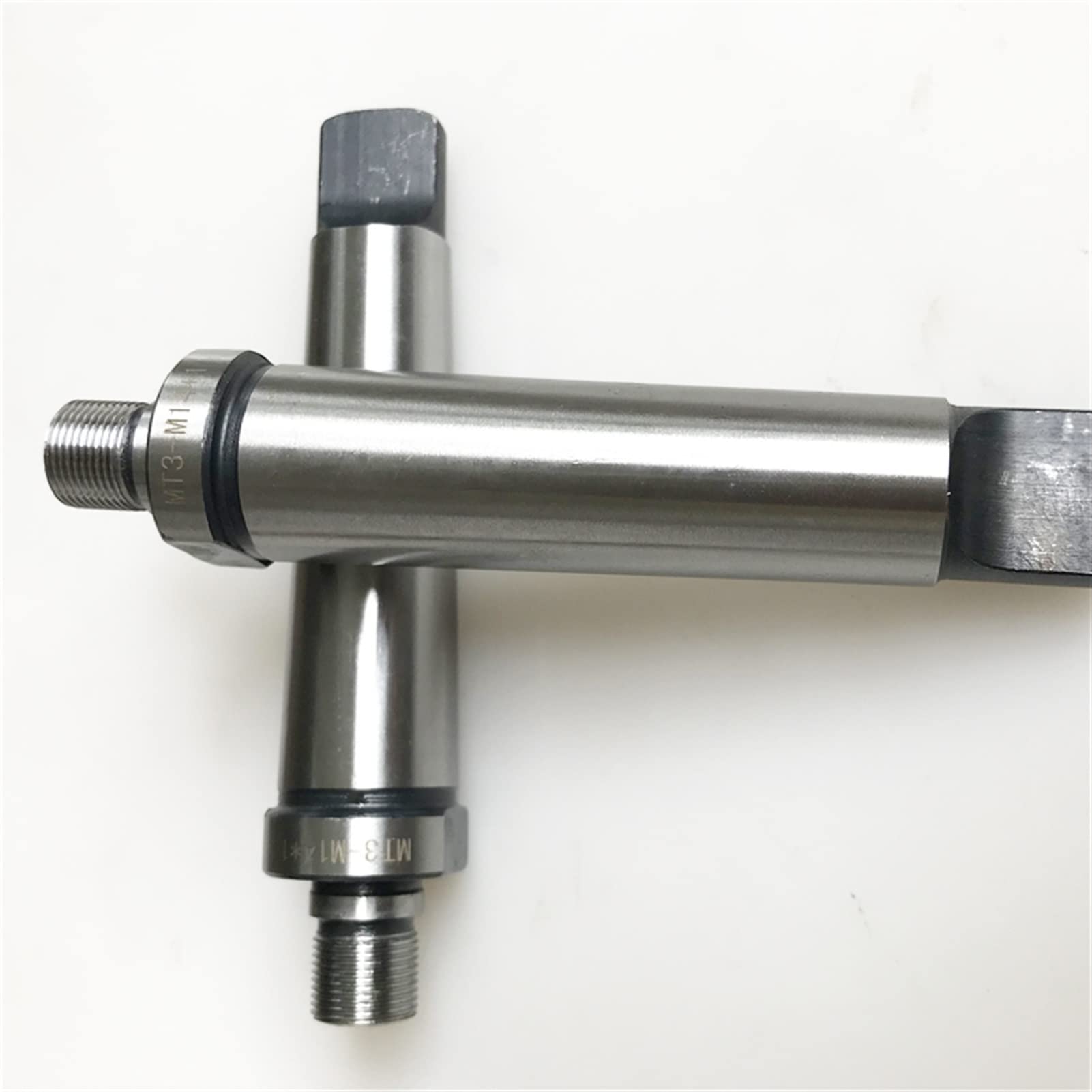 Uchwyt tokarski, 1 sztuk MT2 MT3-M14X1 Tapper Shank Wiertła Chuck Arbor Tokarka CNC. Wiertarka do obróbki drewna Wałek łączący(MTA2 M14X1)