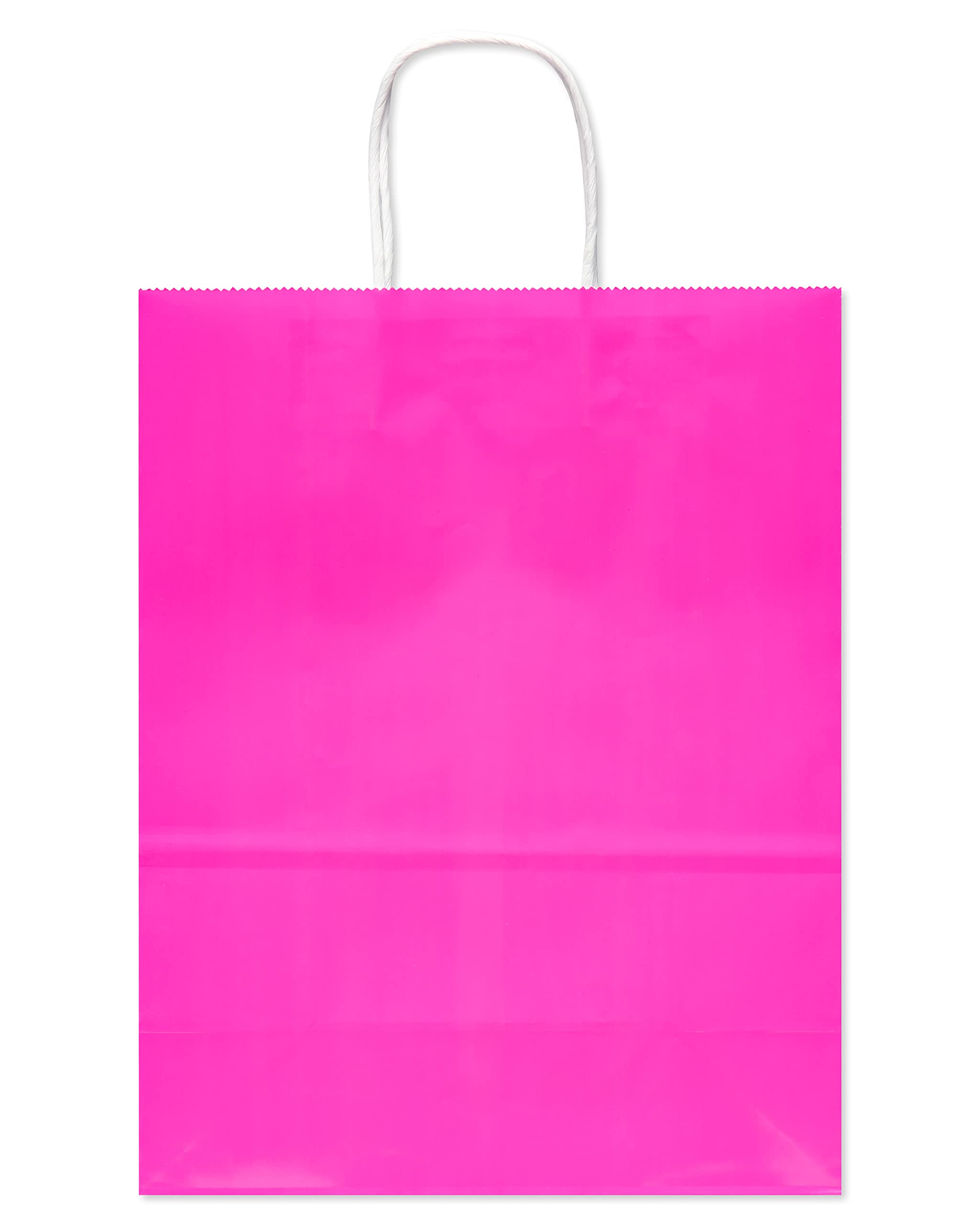 American Greetings 13" 12-Count Large Gift Bags, Pink and Blue Patterns