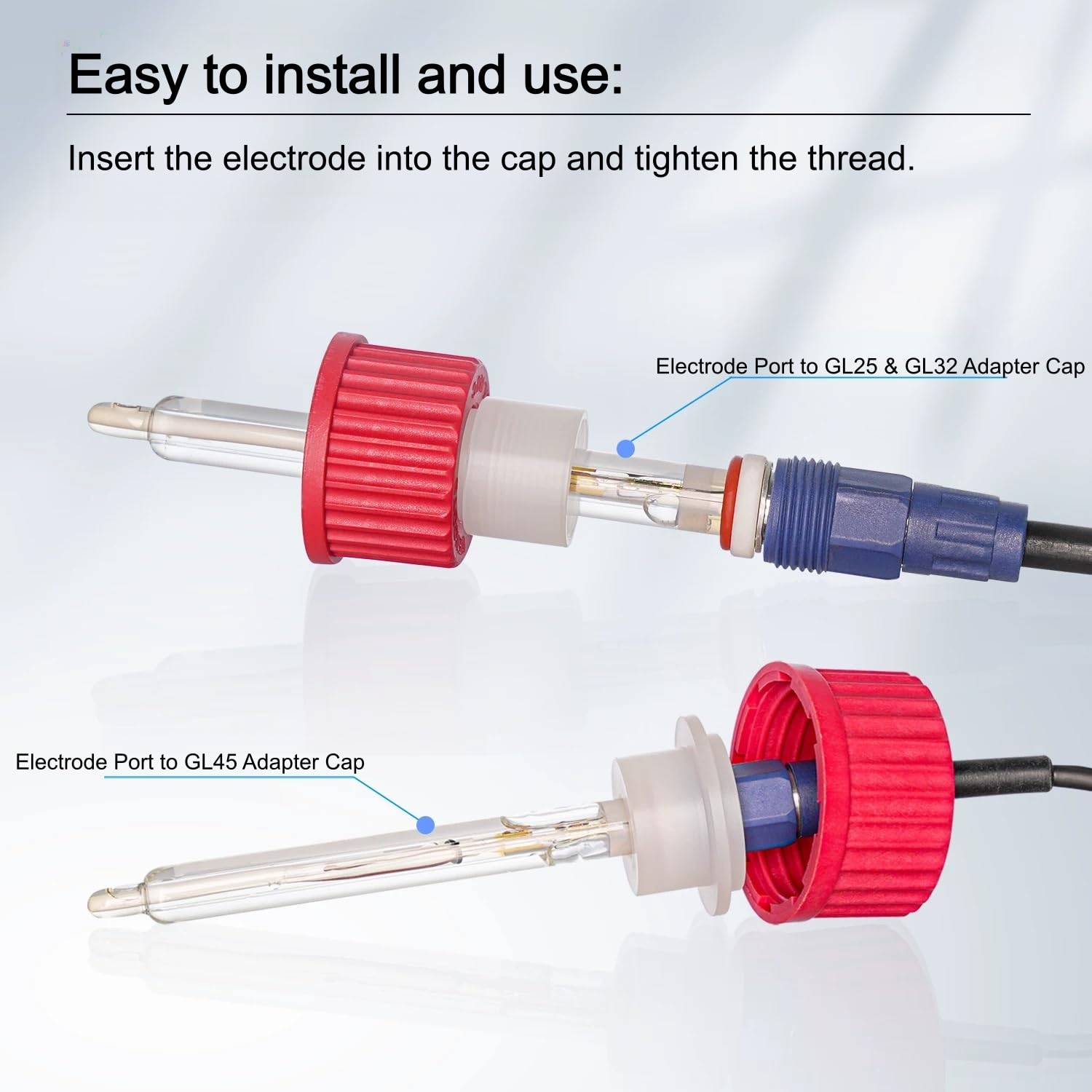 PH Electrode Sampling Cover, for Reagent Bottle Connector, 1pc