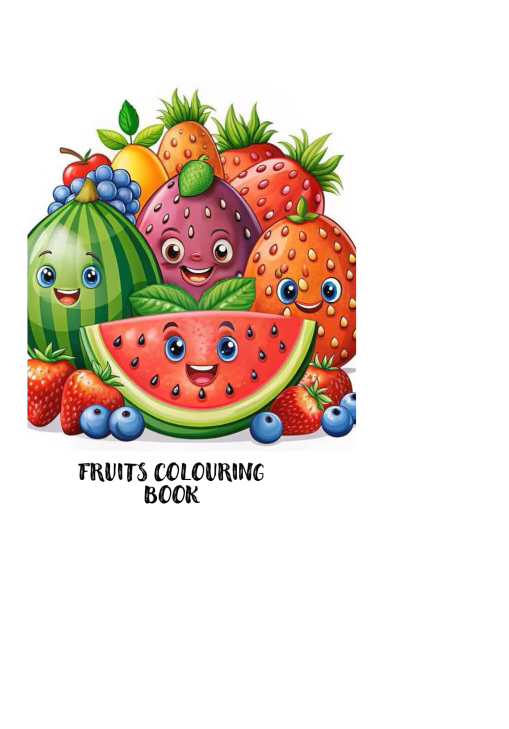 Fruits Colouring book