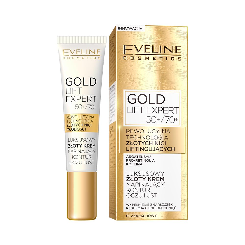 Eveline Cosmetics Gold Lift Expert Eye/Lip Cream 50+ / 70+ 15ml