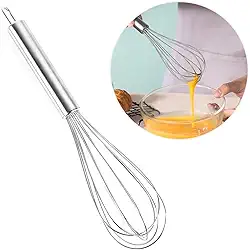 Fue Batedor De Clara Ovo Bolo 30cm Foet Fouet Inox Pera Massas Reforçado Resistente Cremes Omeletes Profissional Misturador Mixer Aço Para Cozinha