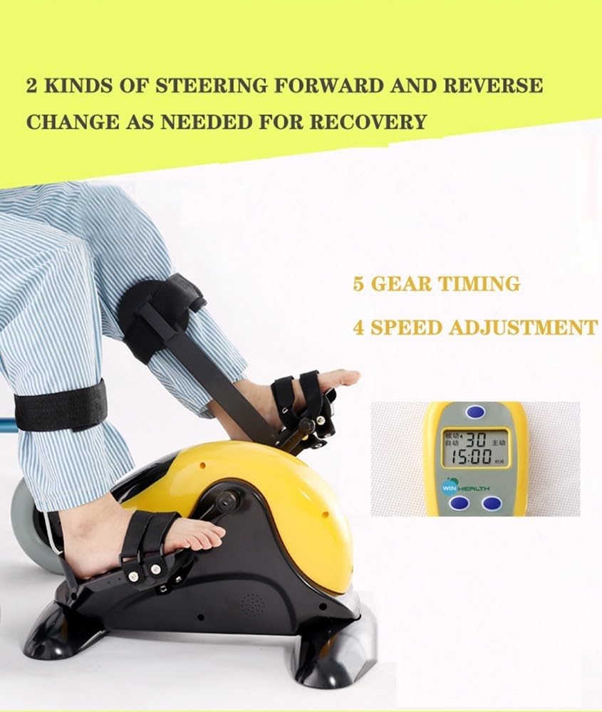 Mini Riabilitazione Pedale Elettrico, Macchina Per Riabilitazione Interna Cyclette Tapis Roulant Riabilitazione Verticale Bicicletta Ciclismo Stepper Pedale Per Gamba Trainer Bicicletta Fitness B
