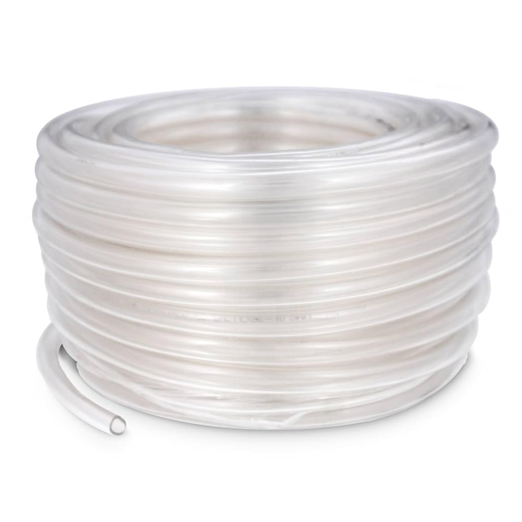 3S SuperSamaStore Tubo Scarico Condensa Trasparente Flessibile in Gomma Vinilica per Climatizzatore e Condizionatore, Ø Interno 6 mm - Esterno 9 mm, Rotolo 50 Metri