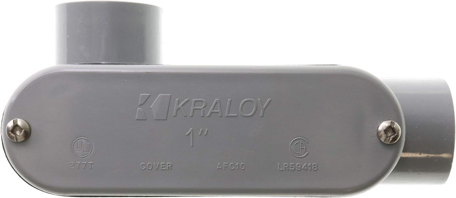 Kraloy LL10 078154 Rigid Non-Metallic PVC Type-LL Conduit Fitting, 1-Inch