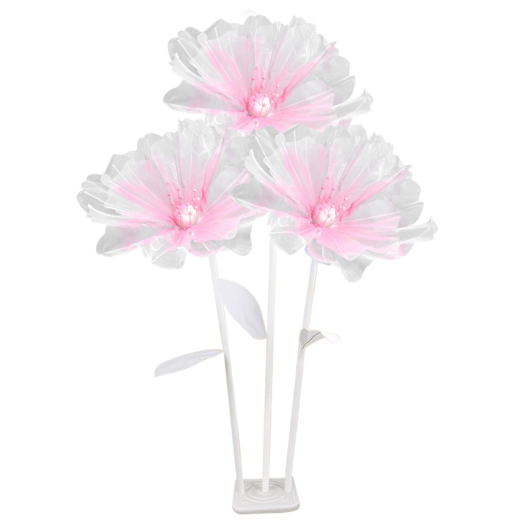 Grandes fleurs de mariage Gcroet en gaze pour arche et toile de fond
