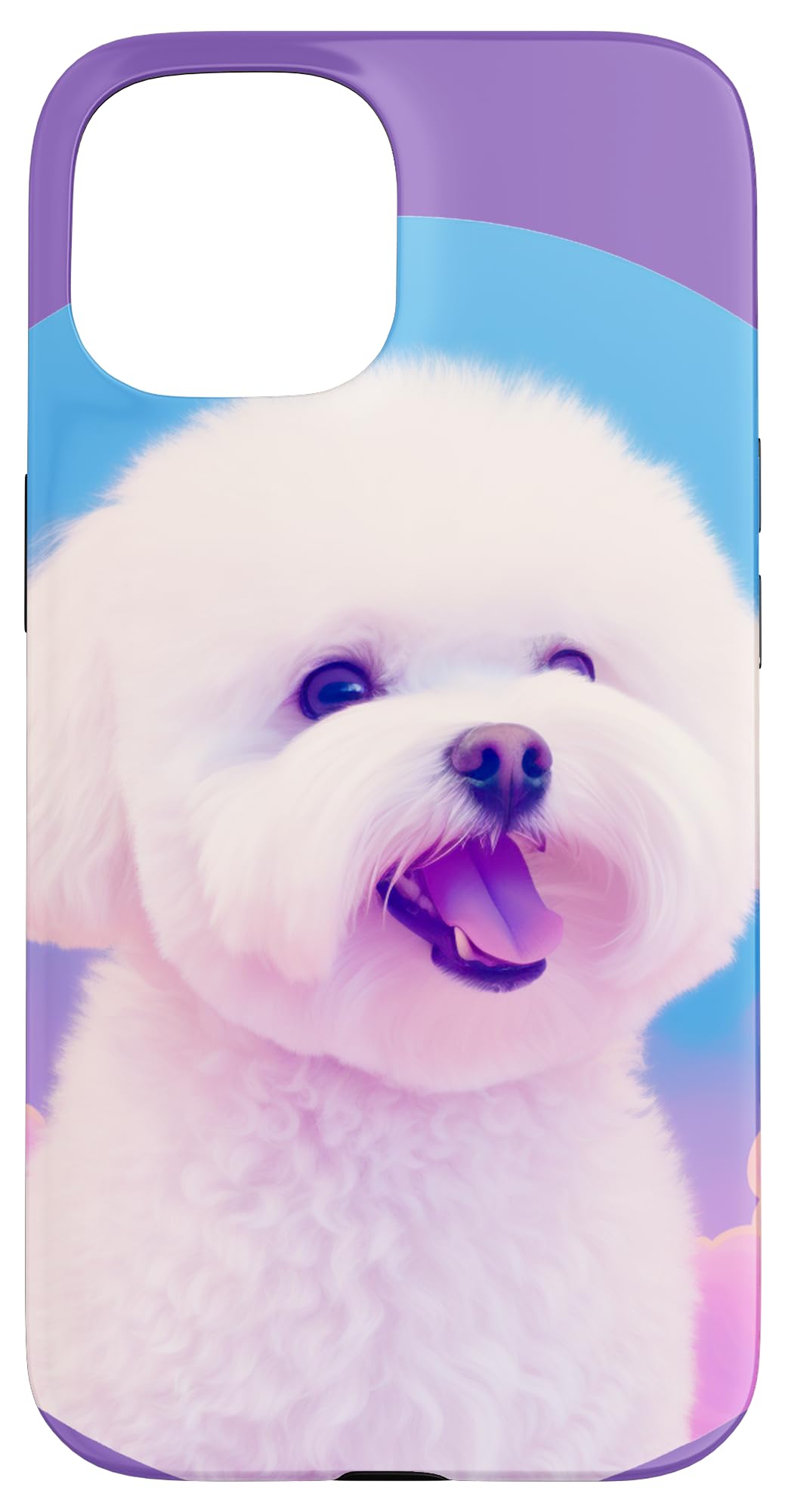 Pastel Bichon Frise Dog For Bichon Frise Dog Lovers Case for iPhone 15