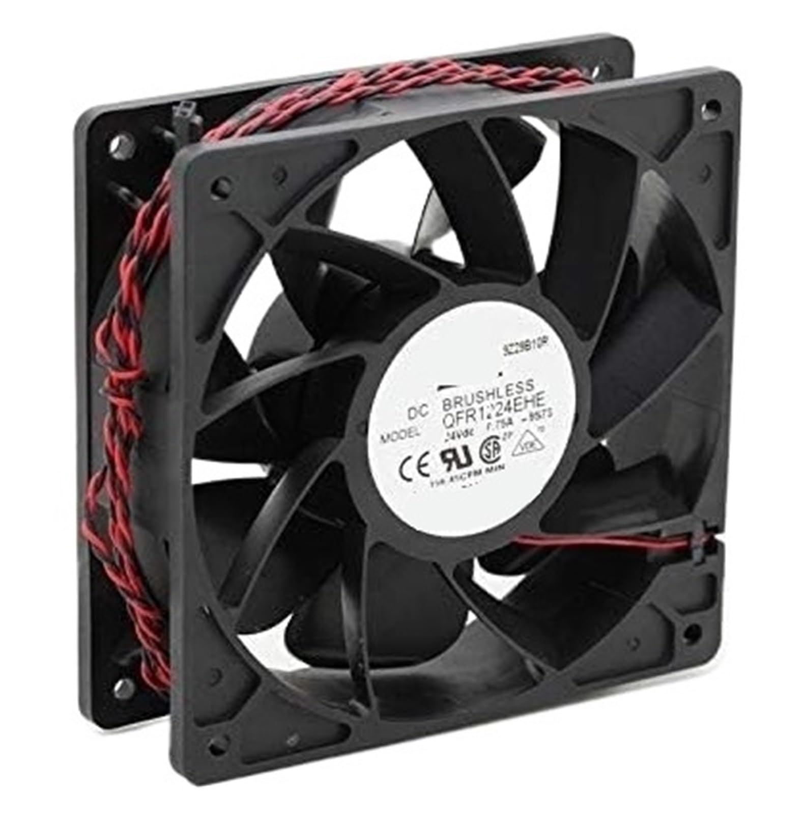 YMUGUEGH QFR1224EHE R00 24V 0.75A 120X120X38mm 3-Wire Cooling Fan