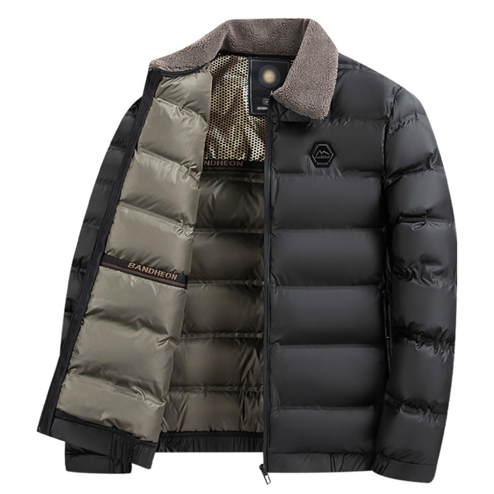 Sobretudo Homem Abrigo Hombre Chaqueta Plumas Hombre Abrigos De Invierno Para Chaqueta Negra Parka Abrigo Tres Cuartos Jacket Parkas Militares Parka Militar Acolchada Chaquetas De Plumas Militar