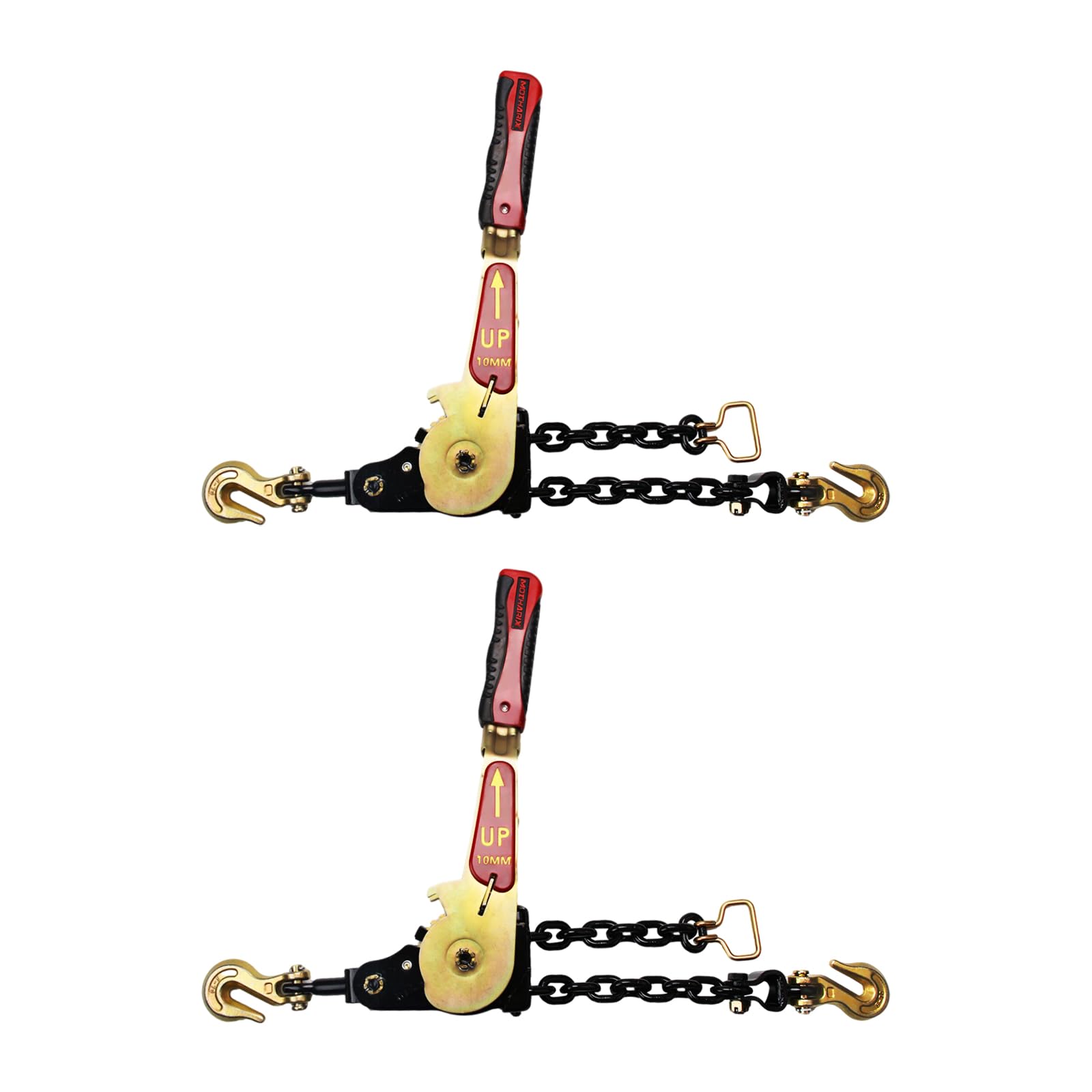 MOTHARIX Load Binders - 2 Pack Ratchet Chain Binders -1