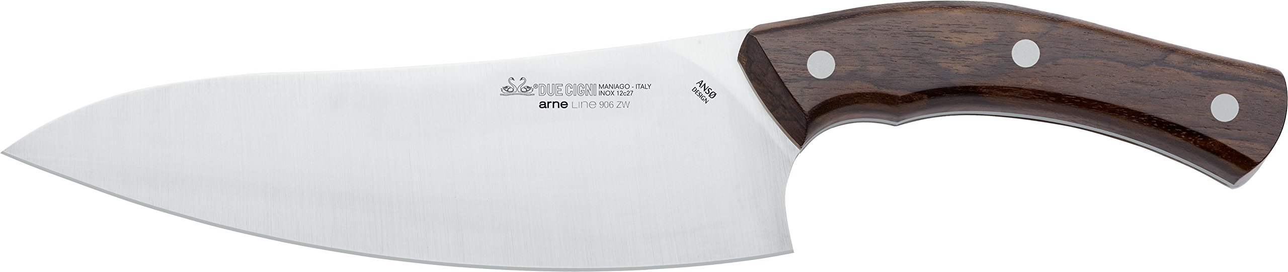 Couteau à viande Due Cigni Arne Line Acier inoxydable bois 20 cm