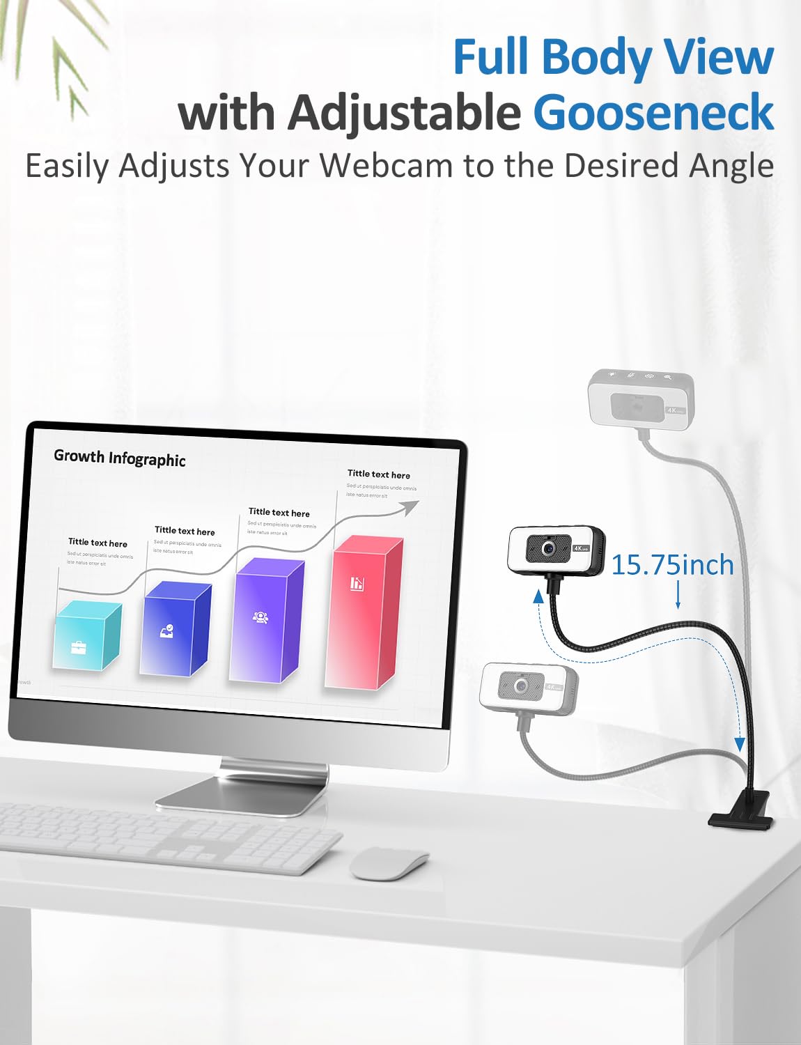 Webcam 4K per laptop