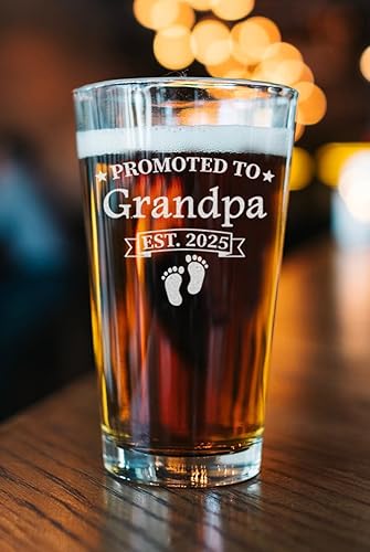 Miniatura 9 de Promoted To Aunt Est 2025 - Vaso de cerveza grabado, 16 onzas, regalo para tía, día de la madre, Navidad