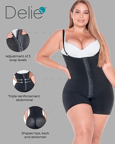 Miniatura 5 de DELIÉ by Fajas DPrada 09111 Fajas Colombianas Faja Posparto Faja Moldeadora de Cuerpo Completo para Mujer