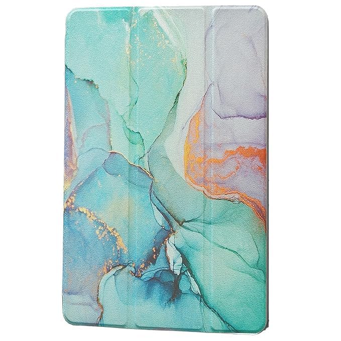 Image of ProElite Cover for OnePlus Pad 4 13.2 inch 2026 case Cover, Soft Flexible Flip Case Cover for OnePlus Pad 4 13.2 inch 2026 with Pen Holder [Recoil Series] - Marble Green