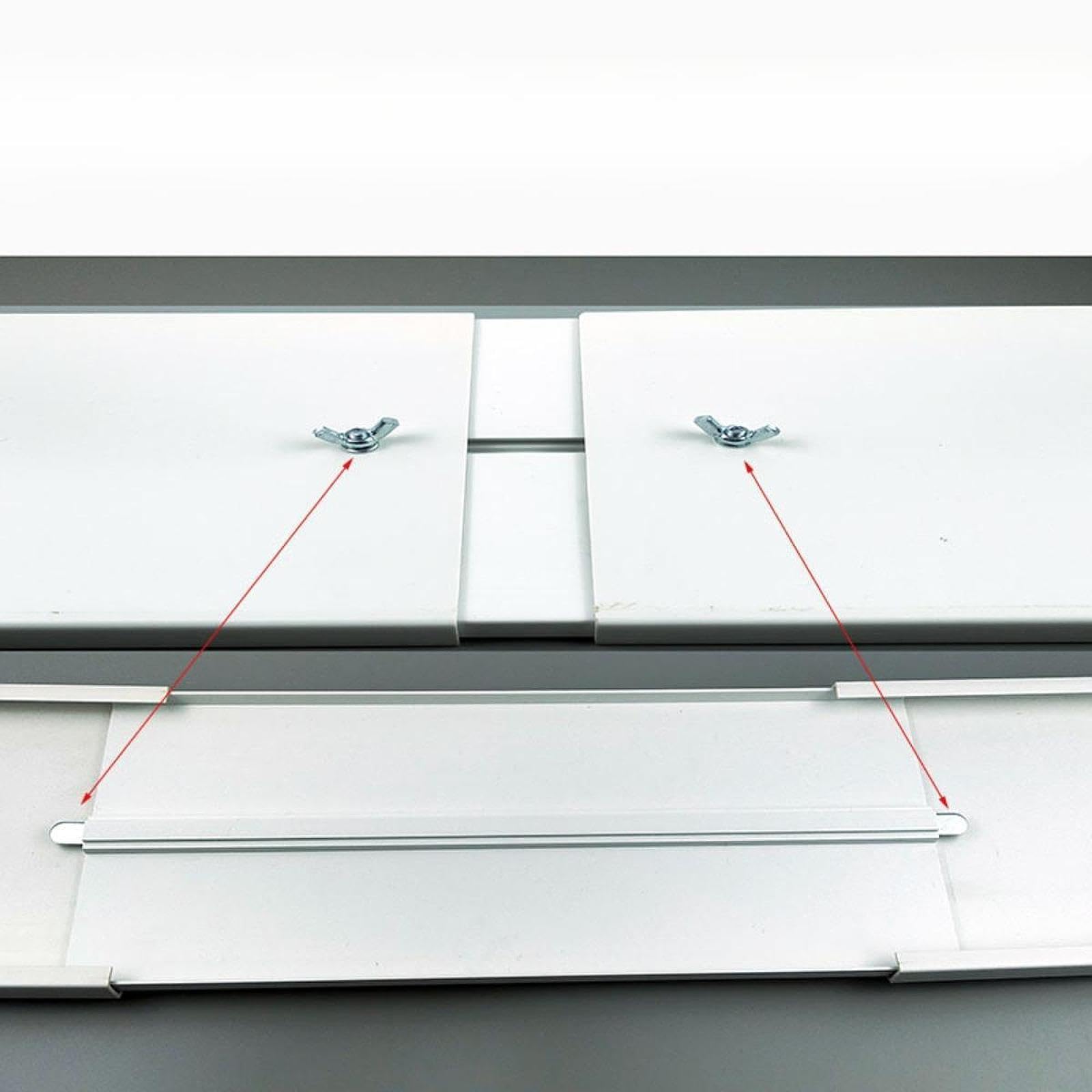 perfk Pannello Di Guarnizione per Finestre per Condizionatori Portatili, Guarnizione Finestra Condizionatore per Sigillare Temporaneamente D'aria Di Scarico O Le Di Ventilazione
