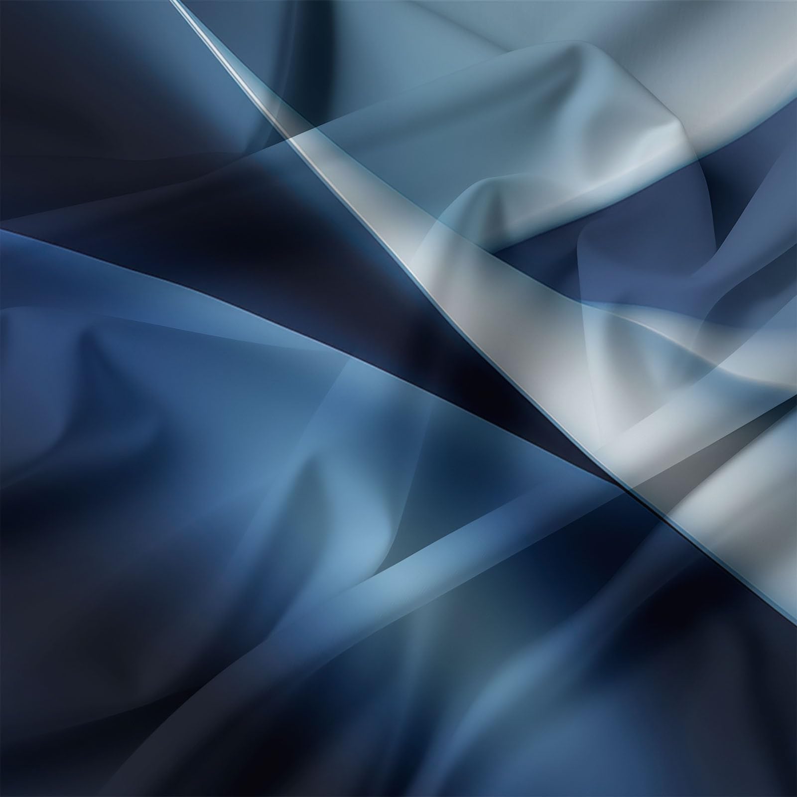 Set copripiumino matrimoniale blu, moderno e minimalista a onde fluide, in morbida microfibra, con chiusura a cerniera e lacci agli angoli, facile da pulire, set di biancheria da letto di qualità