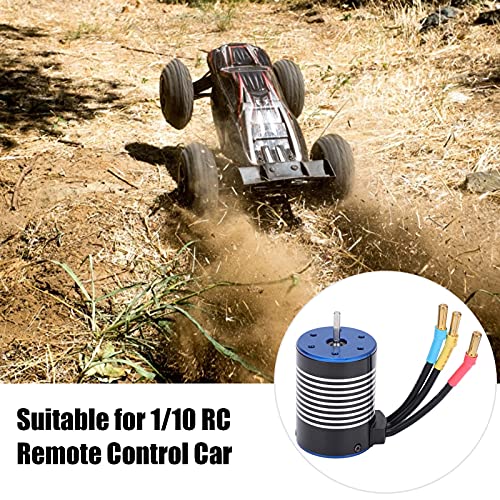 Dilwe 1/10 RC Car Motor, 4300KV 900W 50000 RPM, High Speed & Low Noise & High Performance Durability - Image 2