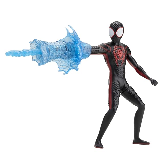 Foto 6 de 6 de Spider-Man Marvel Across The Spider-Verse - Figura de Web Spinning Miles Morales de 15 cm