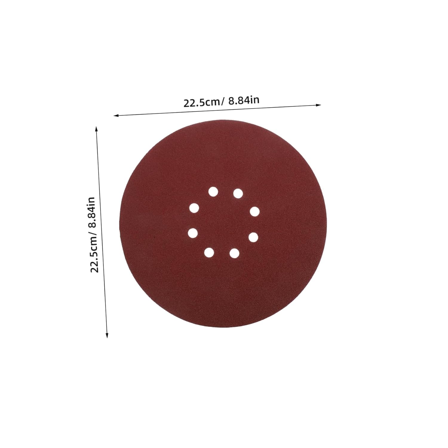 IMIKEYA 50pcs Drywall Sanding Discs Aluminum Oxide Sandpaper for Wood Furniture Finishing Sandpaper for Wall Polishing and Home Renovation