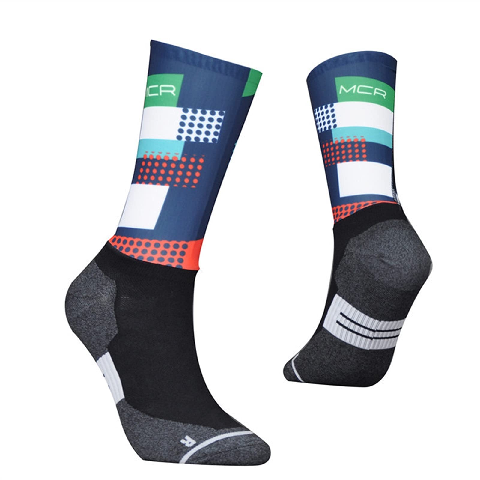 Antideslizante profesional calcetines de bicicleta de bicicleta de compresión de bicicleta calcetines deportivos hombres y mujeres calcetines deportivos calcetines de ciclismo de carreras calcetines d