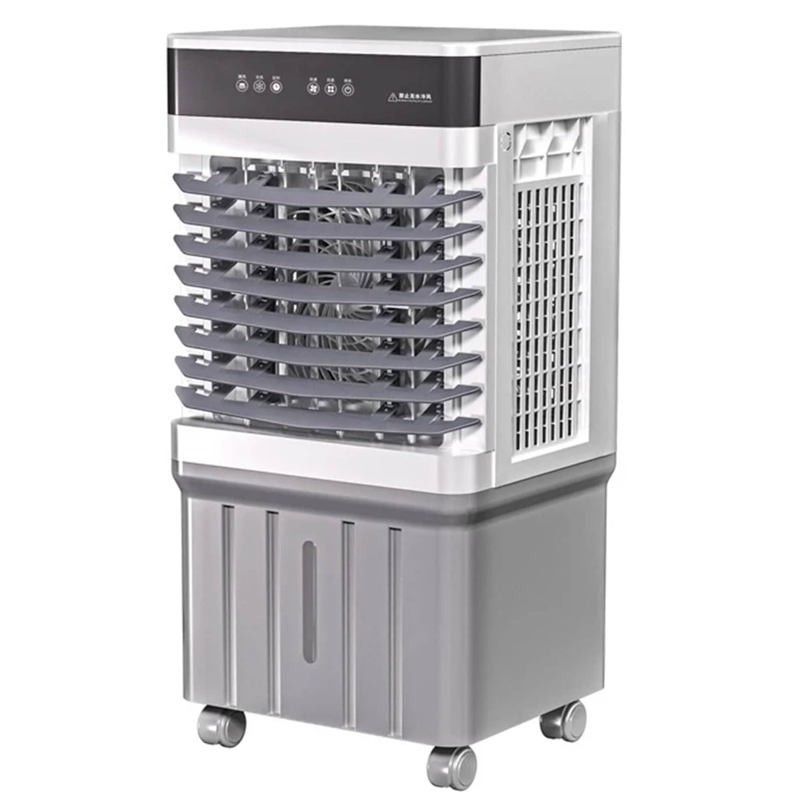 MESOVFCA Evaporative Air Cooler Portable Air Conditioner, 3 Fan Settings, 3 Airflow Modes, Ideal for Home Office and Bedroom Cooling, Energy Efficient System